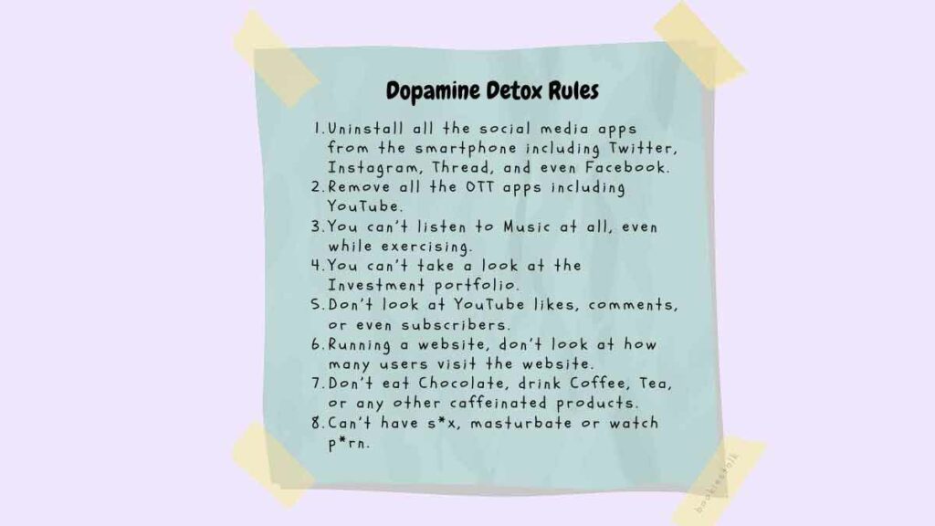 24 hour dopamine detox : My experience