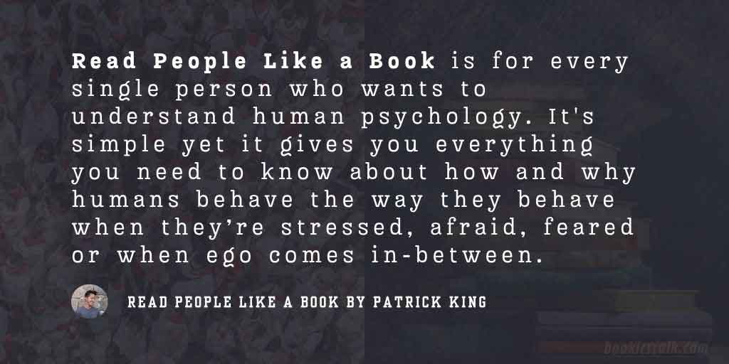 Read People Like a Book Summary